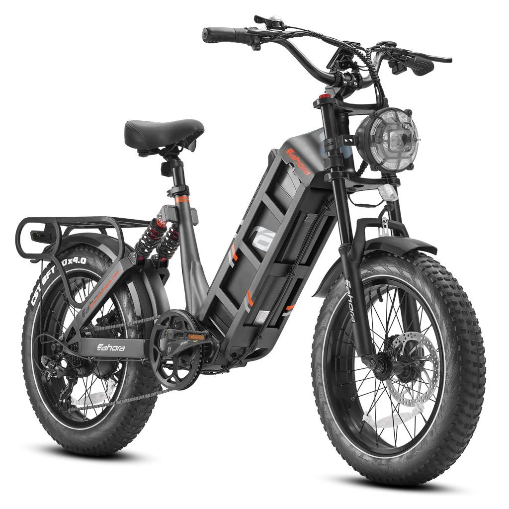 EAHORA  Juliet 250W Step-Thru Electric Bike 110–120 Miles Range 48V 60Ah 2,880Wh Battery - PicarlyRide