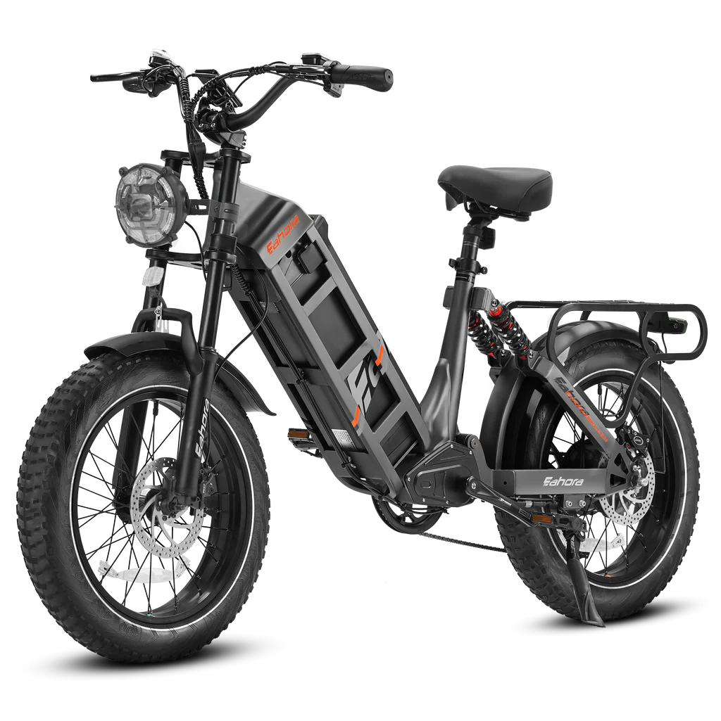 EAHORA  Juliet 250W Step-Thru Electric Bike 110–120 Miles Range 48V 60Ah 2,880Wh Battery - PicarlyRide