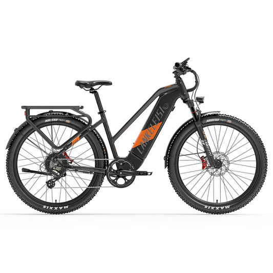 LANKELEISI MX600PRO 500W Motor 27.5" Electric Trekking City Bike 60-150KM Range 48V 20Ah Samsung Battery - PicarlyRide