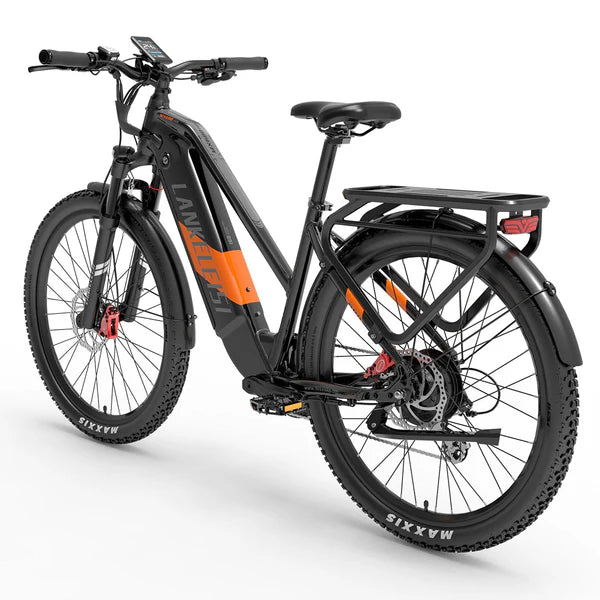LANKELEISI MX600PRO 500W Motor 27.5" Electric Trekking City Bike 60-150KM Range 48V 20Ah Samsung Battery