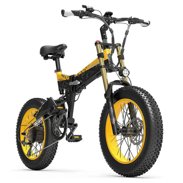 LANKELEISI X3000 Plus-UP 1000W Motor Fat Tire Snow Electric Bike 60-120KM Range 48V 17.5Ah Battery - PicarlyRide