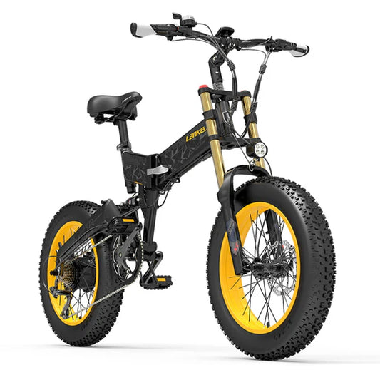 LANKELEISI X3000 Plus-UP 1000W Motor Fat Tire Snow Electric Bike 60-120KM Range 48V 17.5Ah Battery - PicarlyRide