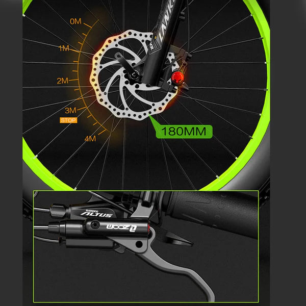 LANKELEISI  XT750 PLUS 1000W Motor Big Fork Fat Tire Electric Mountain Bike 60-120KM Range 48V 17.5Ah Battery - PicarlyRide