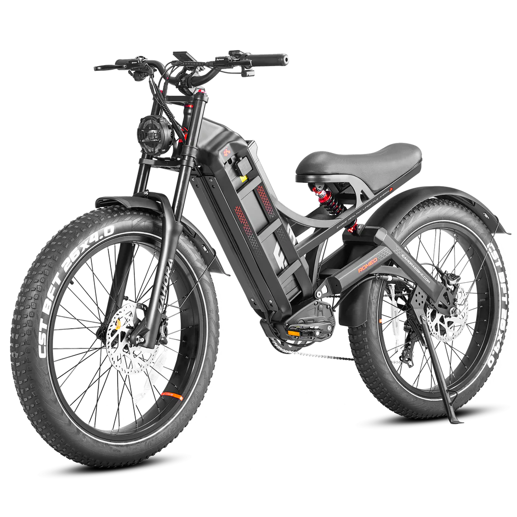 EAHORA  Romeo Pro 250W Moped-Style Electric Bike 104–112 Miles Range 48V 60Ah 2,880Wh Battery - PicarlyRide