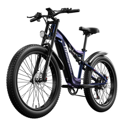 SHENGMILO MX03 1000W Motor All-Terrain Electric Mountain Bike 50KM Range 48V 17.5AH Battery