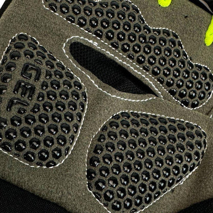Black & Green Cycling Gloves