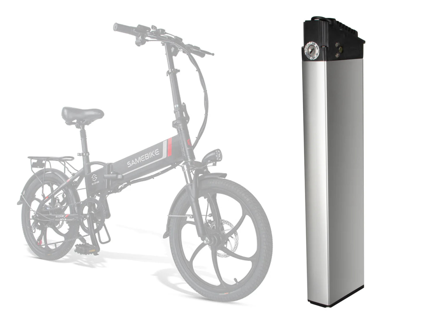 SAMEBIKE e-bike battery