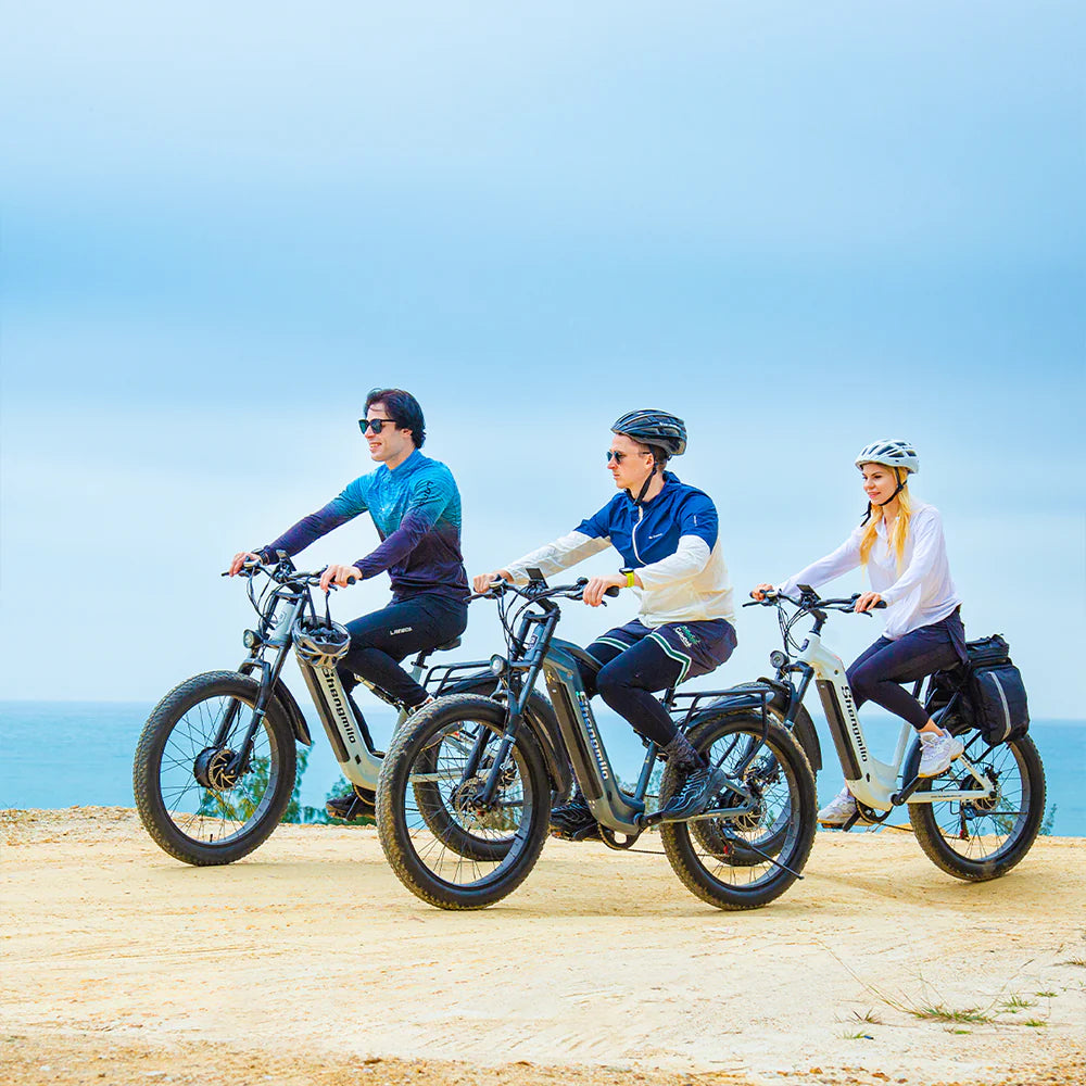 SHENGMILO MX05 1000W Motor All Terrain Electric Bike 50KM Range 48V 17.5AH Battery