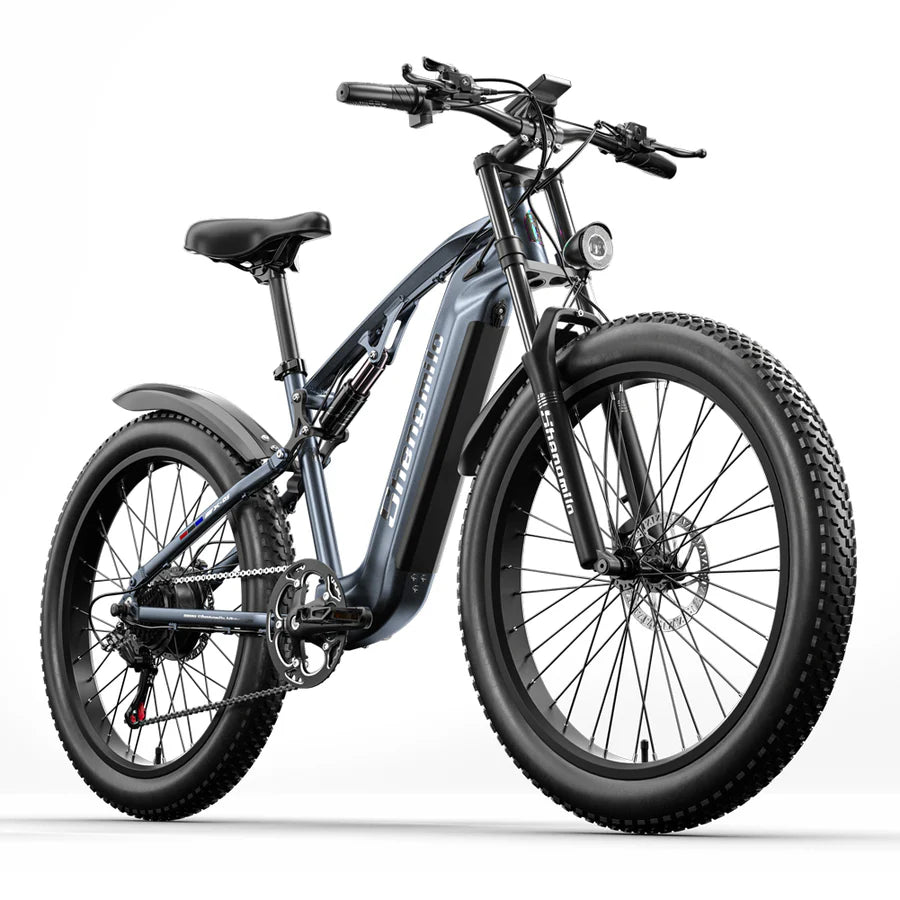 SHENGMILO MX05 1000W Motor All Terrain Electric Bike 50KM Range 48V 17.5AH Battery