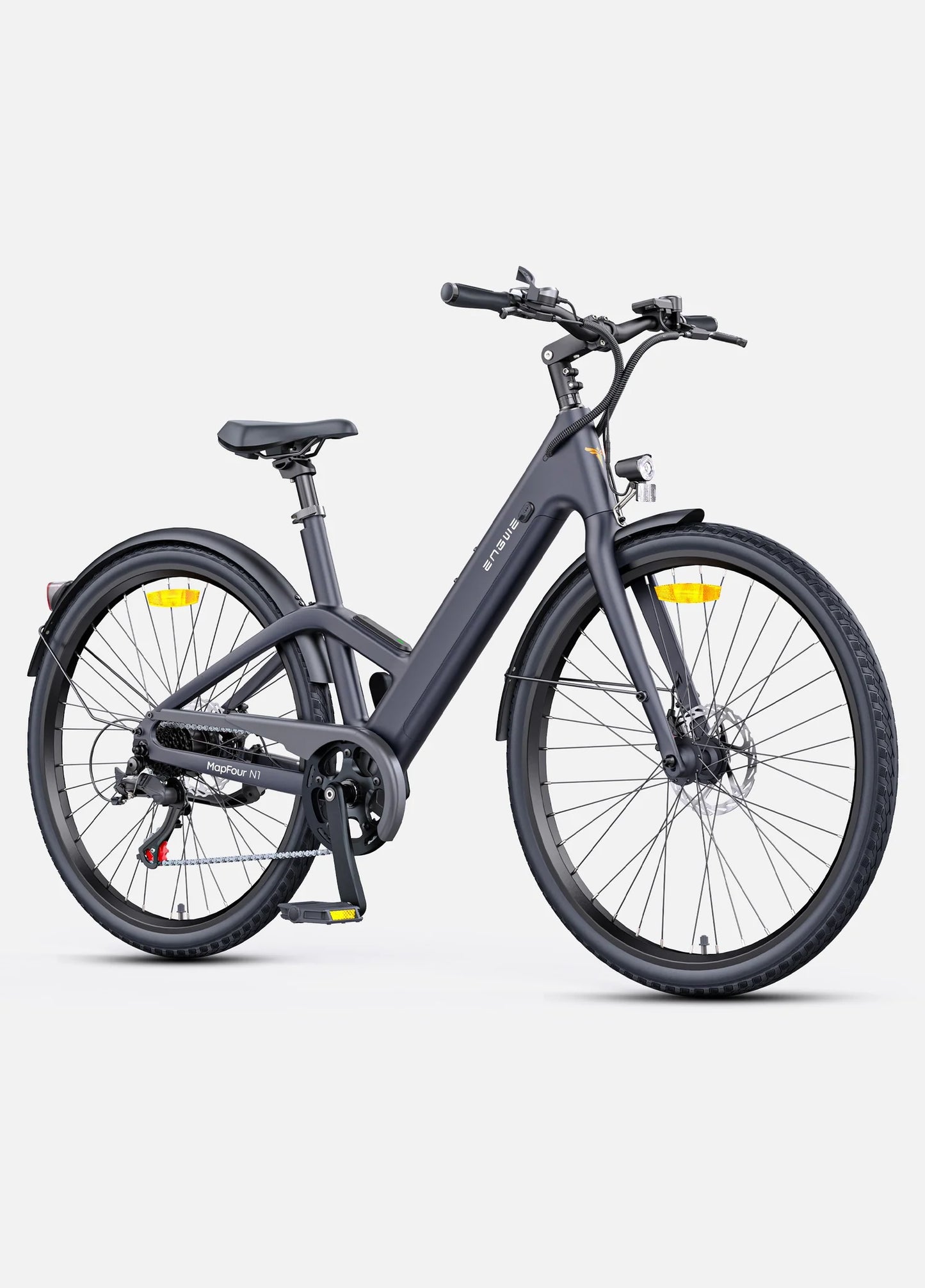 Engwe MAPFOUR N1 AIR 250W 40Nm Carbon Fiber City Electric Bike 100KM Range 36V 10Ah Battery