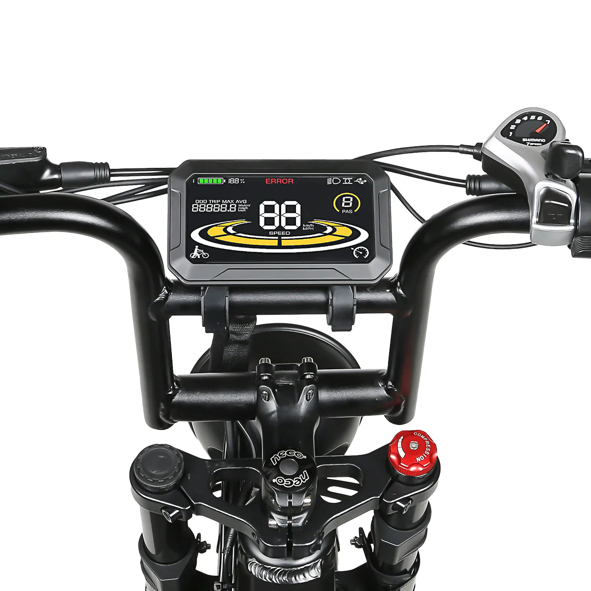 LCD display for e-bike