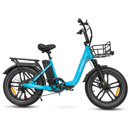 SAMEBIKE C05 PRO 500W & 35KM/H Step-through Foldable Ebike - PicarlyRide