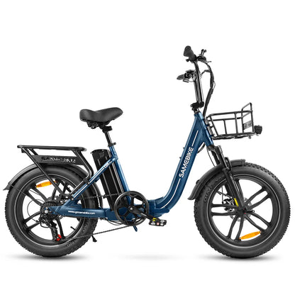 SAMEBIKE C05 PRO 500W & 35KM/H Step-through Foldable Ebike - PicarlyRide