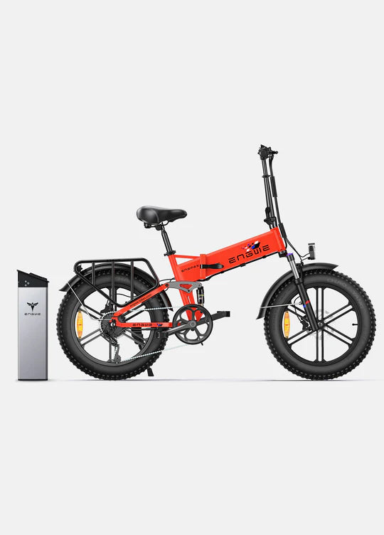 Engine X 250W 100 km Range Max Speed 25 km/h Full Suspension Foldable E-bike - PicarlyRide