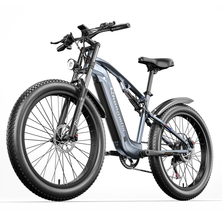 SHENGMILO MX05 1000W Motor All Terrain Electric Bike 50KM Range 48V 17.5AH Battery