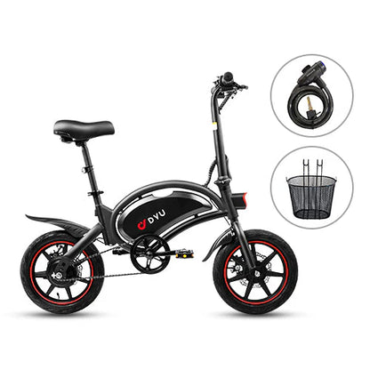 DYU D3F 14 Inch Mini Folding Electric Bike