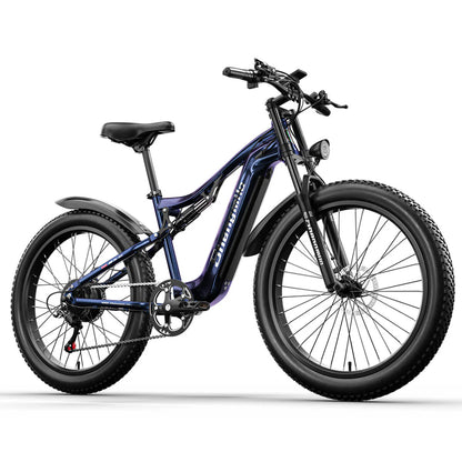 SHENGMILO MX03 1000W Motor All-Terrain Electric Mountain Bike 50KM Range 48V 17.5AH Battery