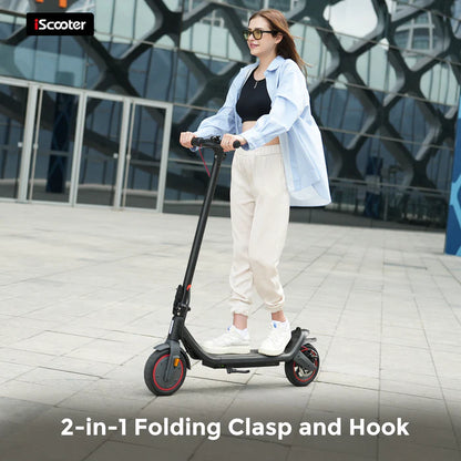 iScooter® i8L 350W Electric Scooter (Standard) 18 Miles Range 36V Battery 15 MPH Top Speed