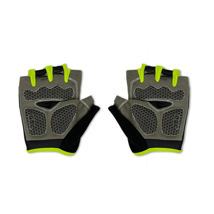 Black & Green Cycling Gloves
