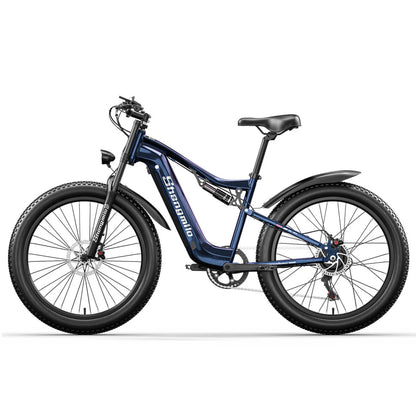 SHENGMILO MX03 1000W Motor All-Terrain Electric Mountain Bike 50KM Range 48V 17.5AH Battery