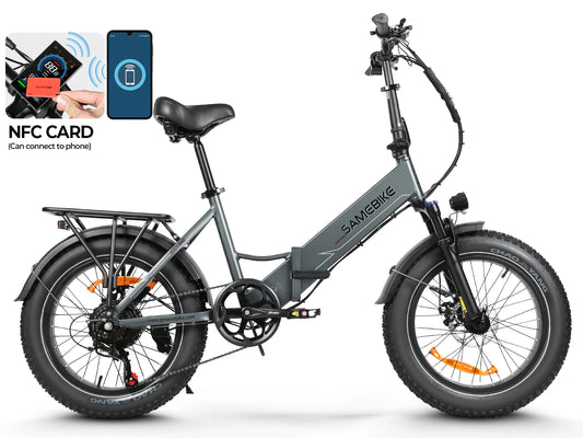 Long Range SAMEBIKE LOTDM200-II 750W Folding eBike for City and Off-Road