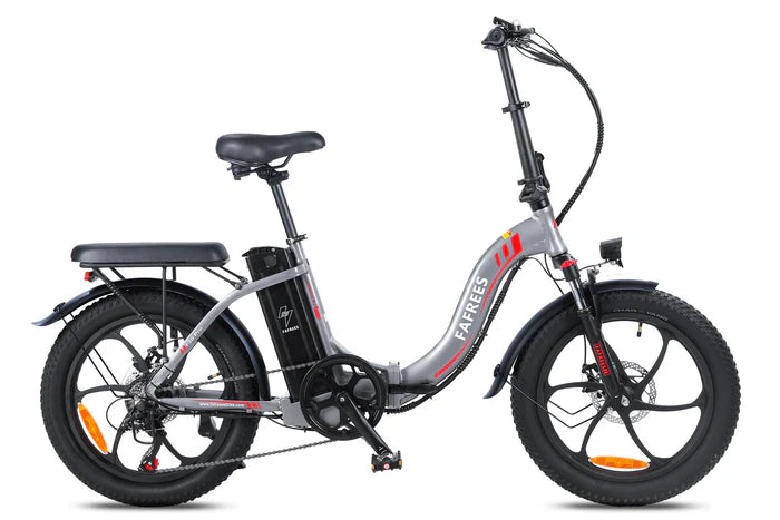 Bicicleta-eléctrica-Fafrees-F20-ciudad-con-pneumáticos-fat-plegable-y-motor-de-250W-para-adultos