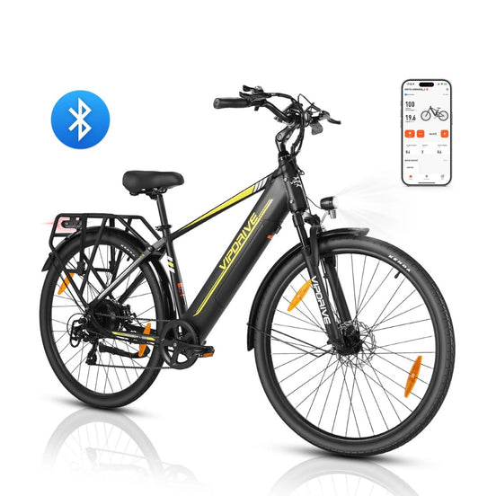 VIPDRIVE Navigator 1.1 500W Motor Electric Bike 40–100KM Range 48V 15Ah Battery 25km/h Speed