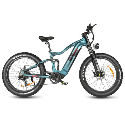 SAMEBIKE RSA08-II 1000W Motor Electric All-Terrain Bike 130km Range 48V 17Ah Battery 45km/h Speed Dual Suspension