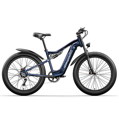 SHENGMILO MX03 1000W Motor All-Terrain Electric Mountain Bike 50KM Range 48V 17.5AH Battery