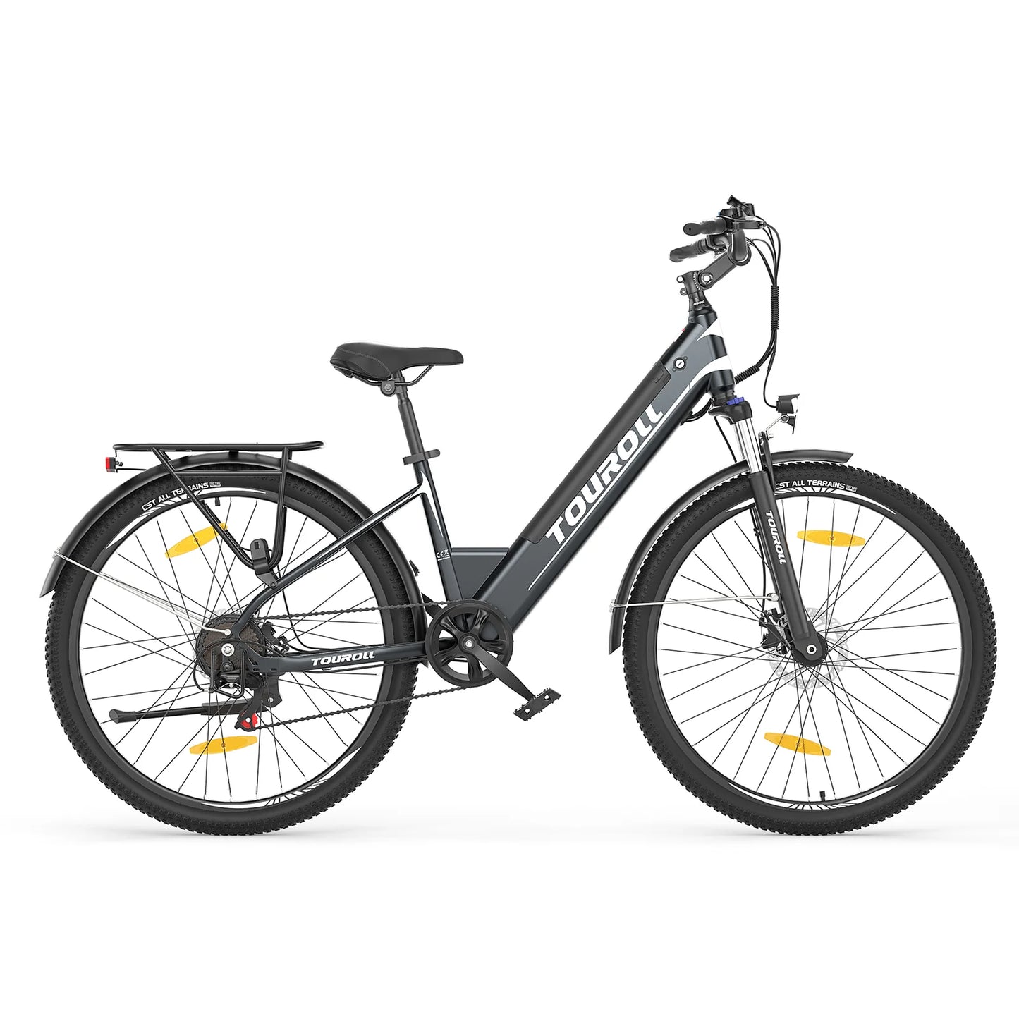Touroll J1 ST 250W Trekking Electric Bike 100 KM Range 36V Battery 25 KM/H Top Speed