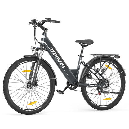 Touroll J1 ST 250W Trekking Electric Bike 100 KM Range 36V Battery 25 KM/H Top Speed