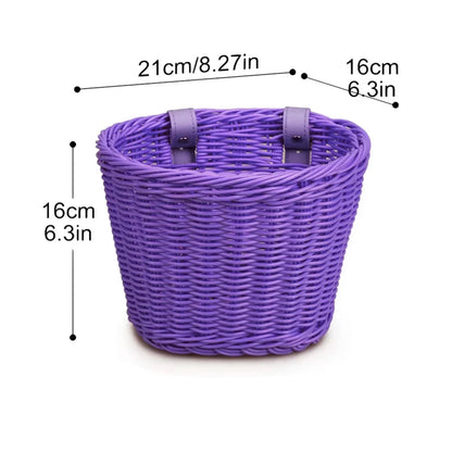 Stylish bike storage basket