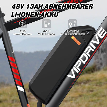 VIPDRIVE-CLIMBER-1.1-Elektro-Bike-500W-26-Zoll-Fat-Tire-für-Erwachsene