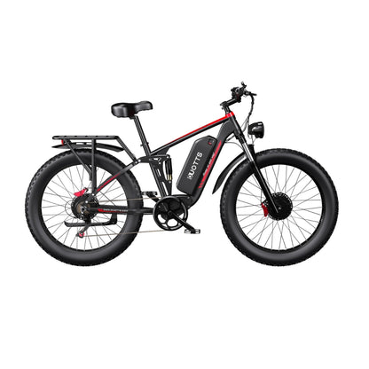 DUOTTS S26 Elektrofahrrad – 750W Doppelmotor, 100-120km Reichweite, 48V Akku