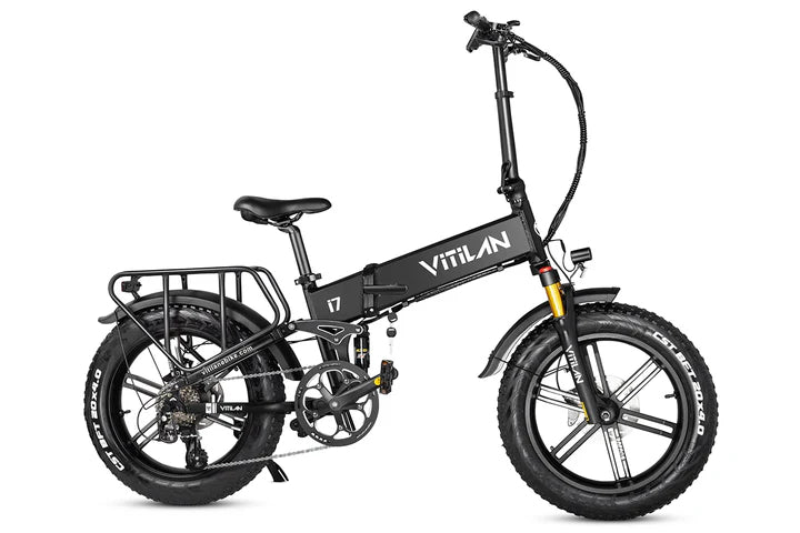 Vitilan-I7-Pro-folding-full-suspension-electric-bike-750W