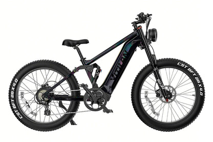 Vitilan-T7-full-suspension-750W-ebike-for-mountain-riding