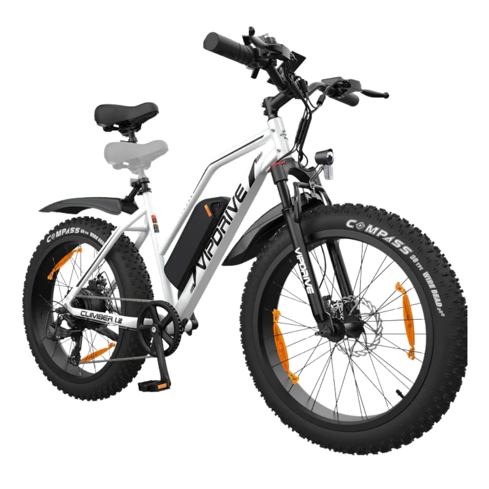 VIPDRIVE Climber 1.2 500W Motor Electric Bike 60–120KM Range 48V 13Ah Battery 25km/h Speed - PicarlyRide