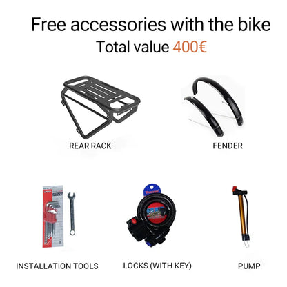 LANKELEISI MX600PRO 500W Motor 27.5" Electric Trekking City Bike 60-150KM Range 48V 20Ah Samsung Battery