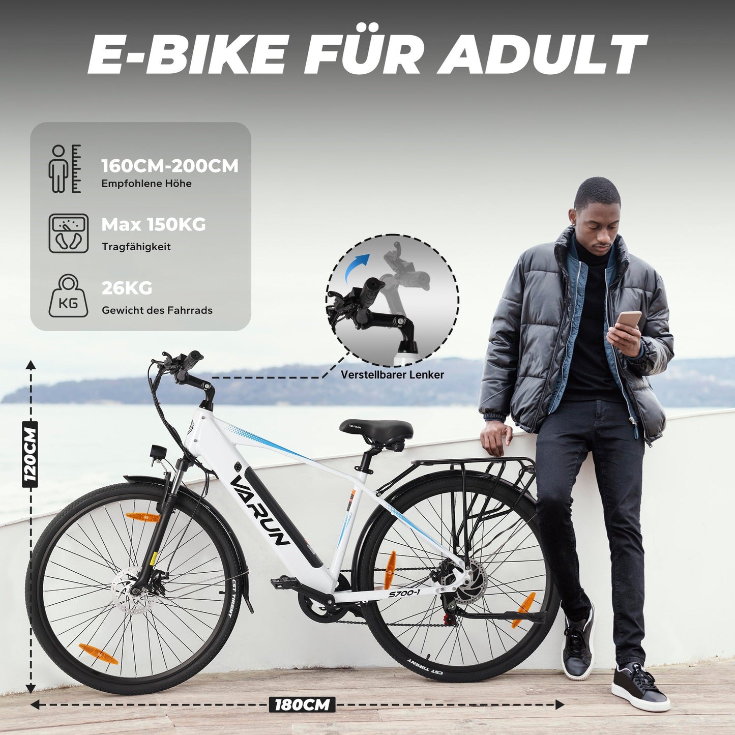 VARUN S700-1 Electric Bike - PicarlyRide