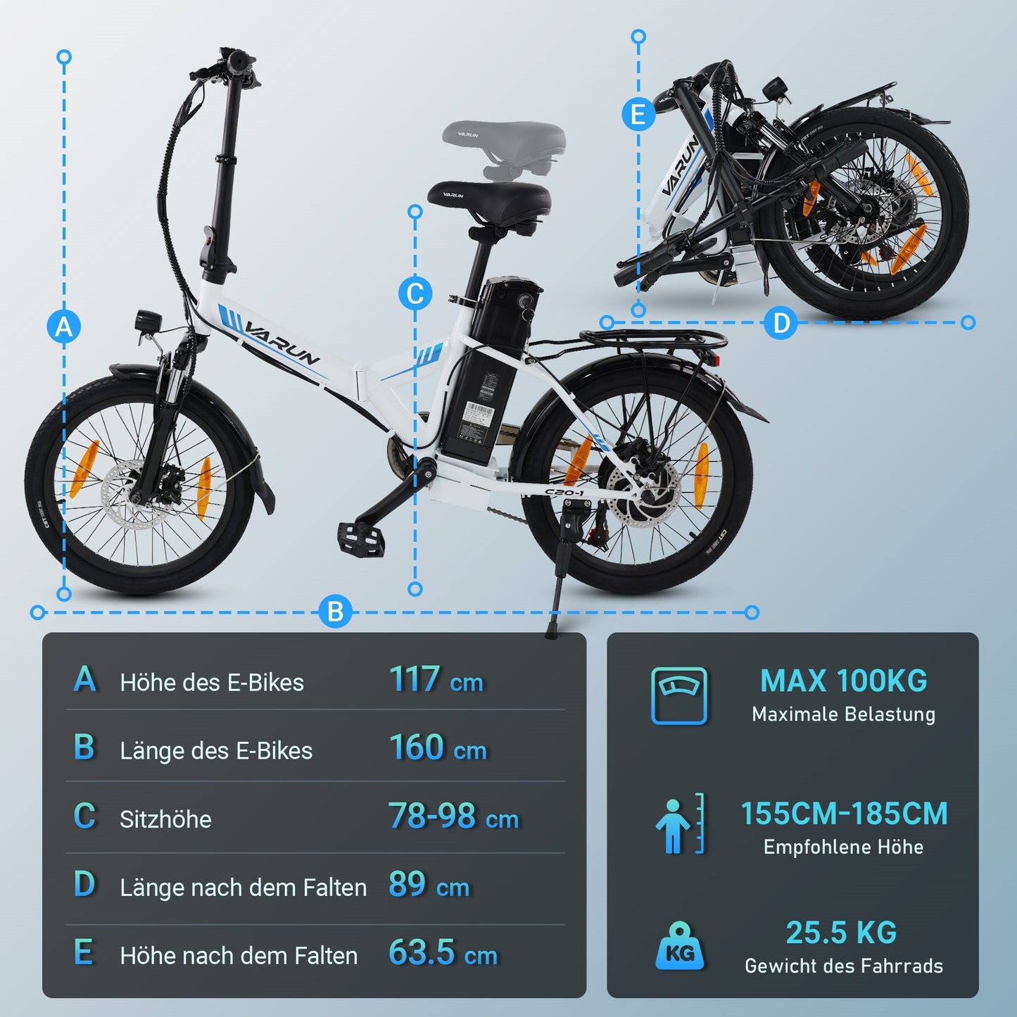 VARUN C20-1 Electric Bike - PicarlyRide