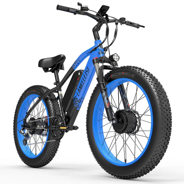 LANKELEISI MG740PLUS 2000W Dual Motor Off-Road Electric Bike 70-150KM Range 48V 20Ah Samsung Battery