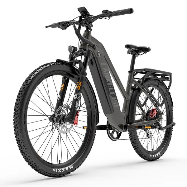 LANKELEISI MX600PRO 500W Motor 27.5" Electric Trekking City Bike 60-150KM Range 48V 20Ah Samsung Battery