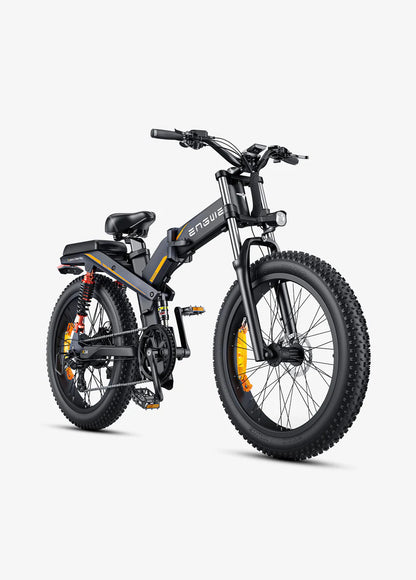 ENGWE X26/X24/X20 1000W Max Speed 25 km/h Triple Suspension Foldable E-bike